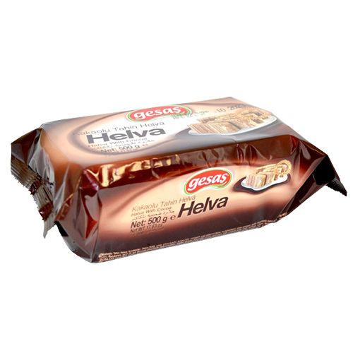 Gesaş Tahini Halva with Cocoa 500 Gr