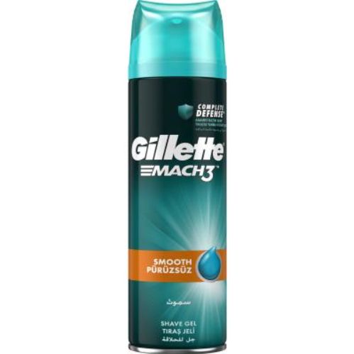 Gillete Gel Mach 3 Komple Savunma Pürüzsüz 200 Ml