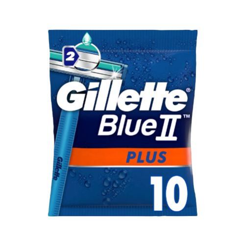 Gillette Blue2 Plus Disposable Razor 10 Pcs