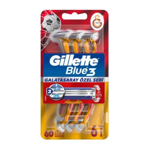 Gillette Blue3 Razor 6 Pcs Galatasaray