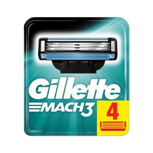 Gillette Mach3 Spare Blades of 4