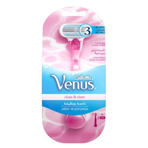 Gillette Venus Close and Smooth razor 1+2 pcs