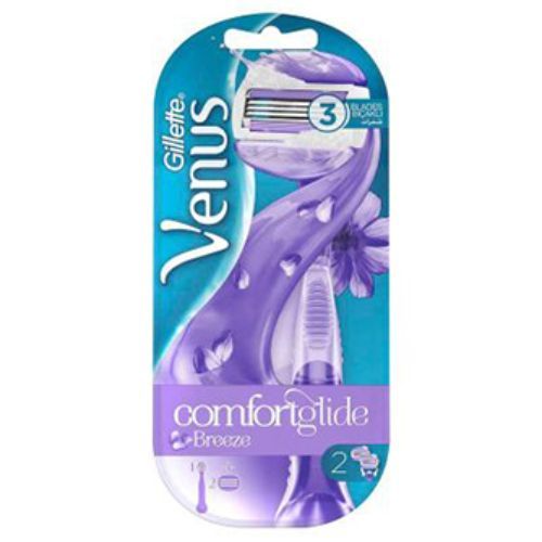 Gillette Venus Comfortglide Breeze Razor With 2 Refill 1 pc