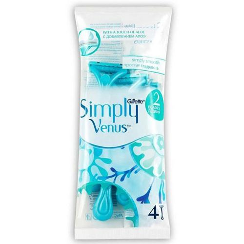 Gillette Venus Simply Smooth Disposable Razors 4 Pieces