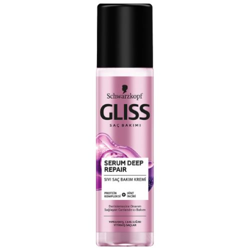 Gliss Serum Deep Repair Canlılığını Yitirmiş Ve Yıpranmış Saçlar Sıvı Saç Kremi 200 Ml