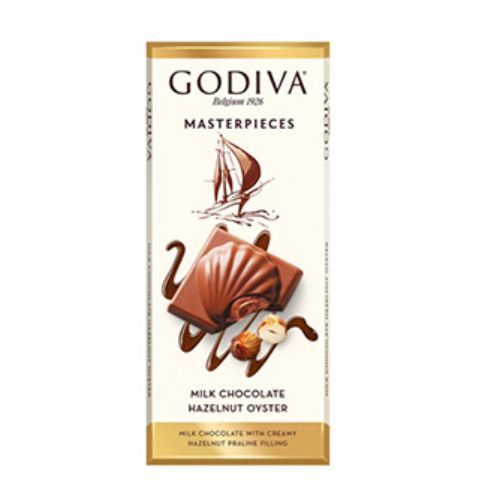 Godiva Chocolate Milk Chocolate Hazelnut Oyster 83 Gr