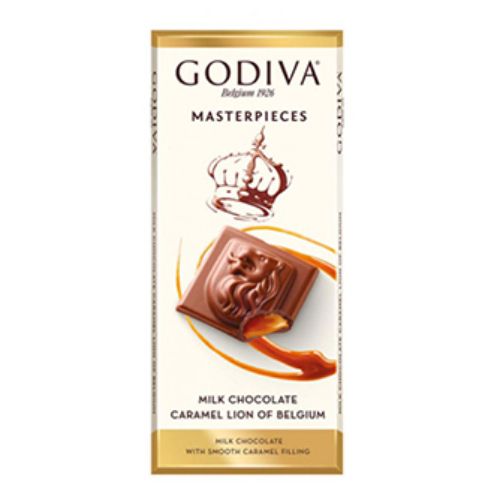 Godiva Çikolatalı Sütlü Karamel Tablet Aslan 86 Gr