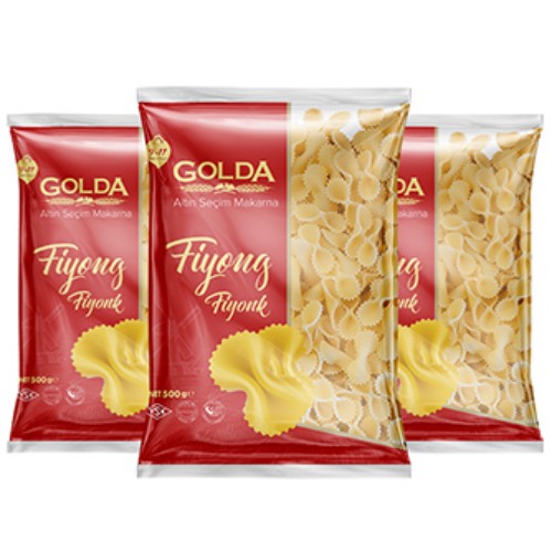 Golda  Fiyonk Makarna 500 Gr