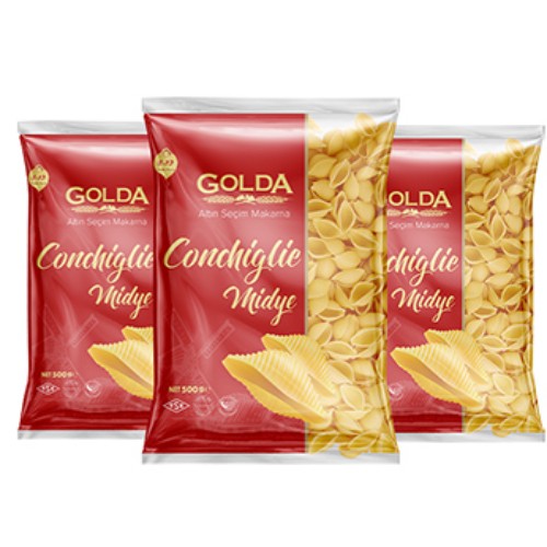 Golda Midye Makarna 500 Gr