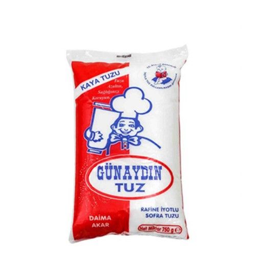 Günaydın Refined Iodized Table Salt Plastic 750 Gr