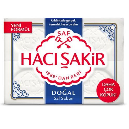 Hacı Şakir Natural White Soap 4x150 Gr