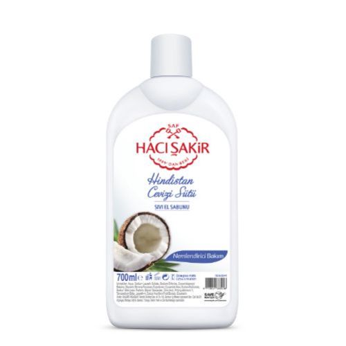 Hacı Şakir Liquid Soap Coconut 700 Ml