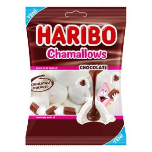 Haribo Chamallows Şeker Çikolatalı 62 Gr