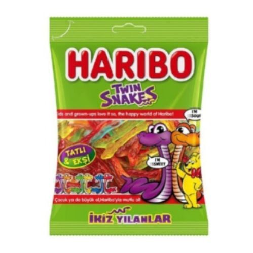 Haribo Twin Snakes 80 Gr