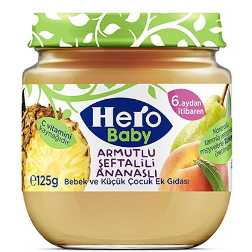 Hero Baby Pear Peach Pineapple 125 Gr