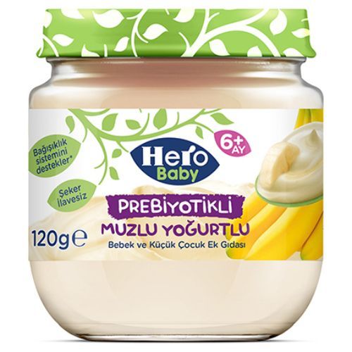 Hero Baby Food Jar Banana & Yoghurt 120 Gr