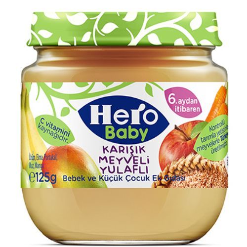 Hero Baby Oatmeal with Mixed Fruit 125 Gr