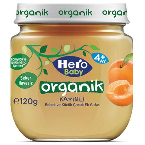 Hero Baby Organic Apricot 120 Gr