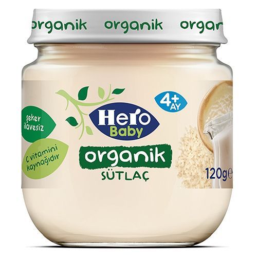 Hero Baby Organic Rice Pudding 120 Gr