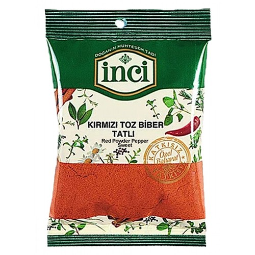 İnci Kırmızı Toz Biber Tatlı 70 Gr