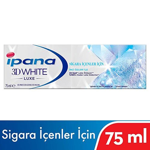 İpana 3 Boyutlu Beyazlık Luxe Diş Macunu Sigara İçenler 75 Ml