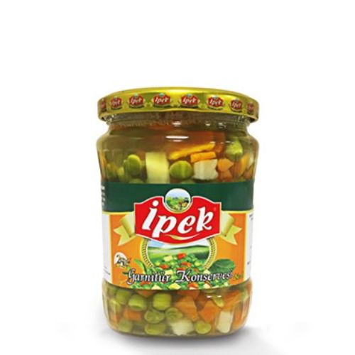 İpek Mixed Vegetables Glass Canned 500 Gr