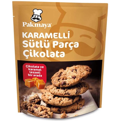 Pakmaya Karamelli Sütlü Parça Çikolata 70 Gr