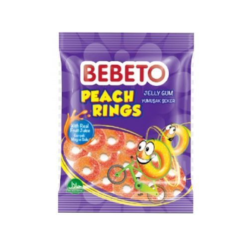 Kervan Gıda Bebeto Peach Ring 80 Gr