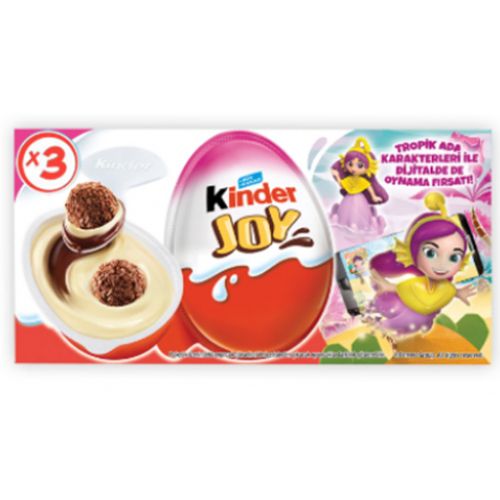 Kinder Joy Sürpriz Yumurta Kız 3x20 60 Gr