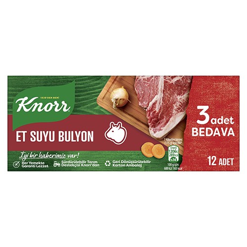 Knorr Et Suyu Bulyon (12 Adet)