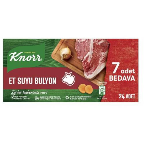 Knorr Et Suyu Bulyon (24 Adet)