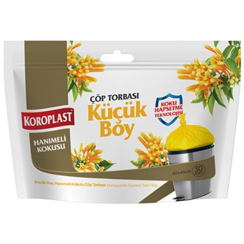 Koroplast Honeysuckle Scented Small Size Garbage Bag 30 Pcs