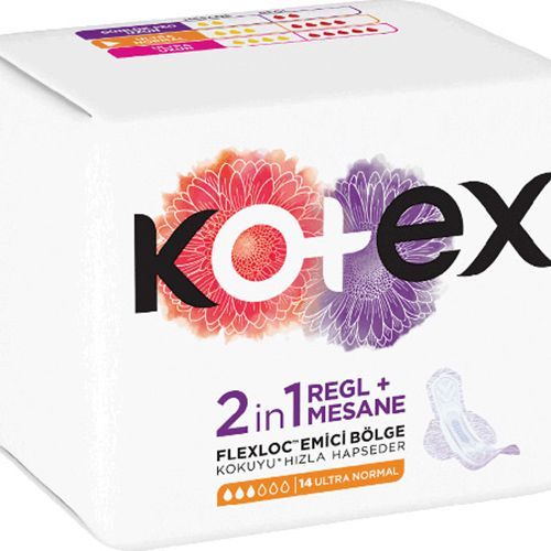 Kotex Ultra 2 in 1 Menstrual + Bladder Normal Pads