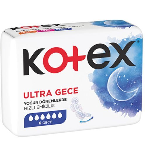 Kotex Pads Ultra Night 6 pc