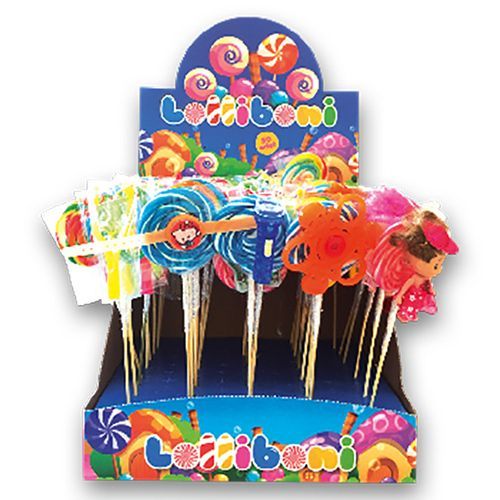 Lolliboni  Swirl Lollipop With Toy 30 Gr