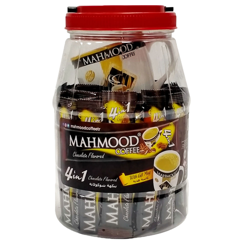 Mahmood Coffee 4ü1 Arada Çikolata Kupa Bardak Hediyeli 36'lı Pet