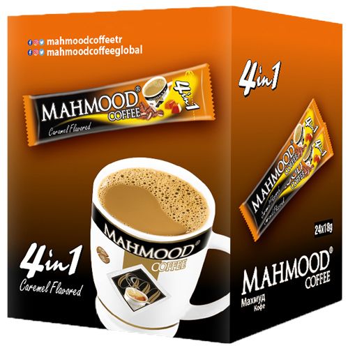 Mahmood Coffee 4ü1 Arada Karamel 24'lü Kutu