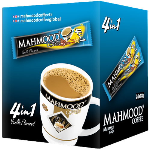 Mahmood Coffee 4ü1 Arada Vanilya 24'lü Kutu