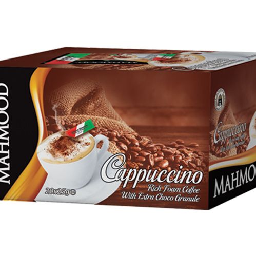 Mahmood Coffee Klasik Choco Granüllü Cappuccino 20'li Kutu