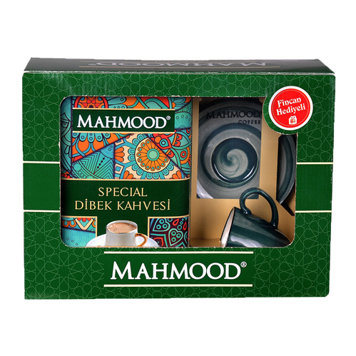 Mahmood Coffee Special Dibek Kahvesi Fincan Set Hediyeli 400 Gr Kutu