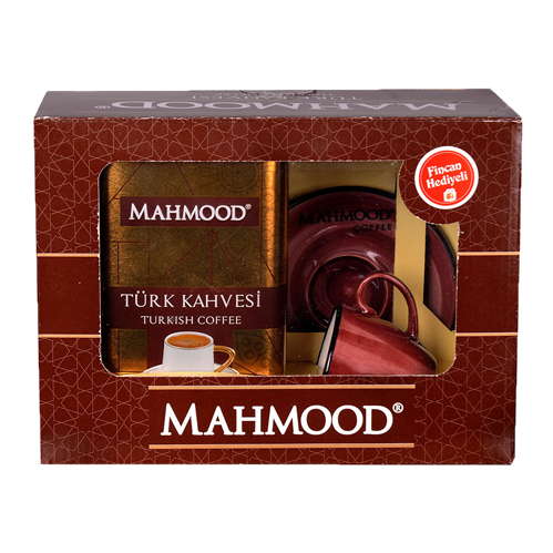 Mahmood Coffee Türk Kahvesi 220 Gr Fincan Set Hediyeli Kutu