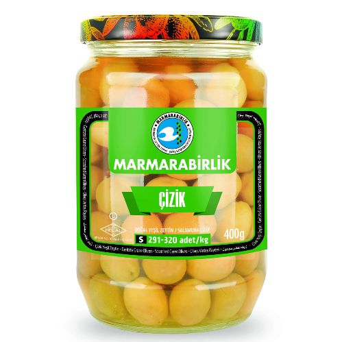 Marmarabirlik Çizik Yeşil Zeytin 400 Gr