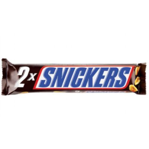 Snickers x2 Chocolate Bar Peanut 80 Gr