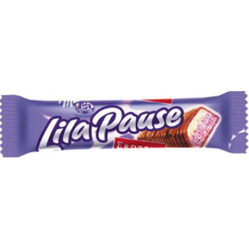 Milka Wafer Lilac Pause Bar Strawberry 34 Gr