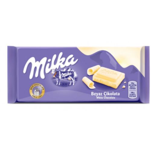 Milka Tablet White Chocolate 80 Gr