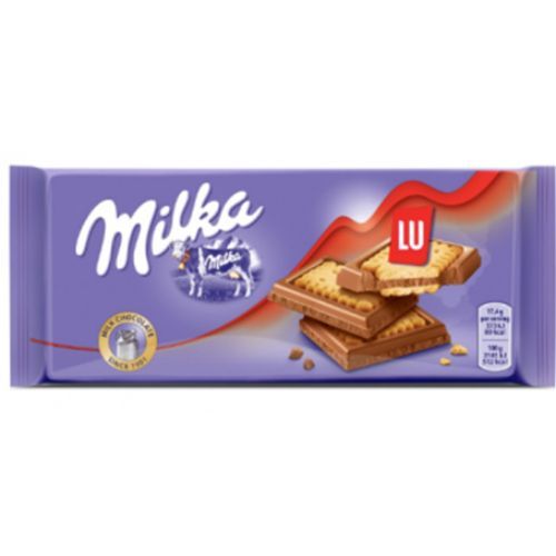 Milka Tablet Chocolate Lu 87 Gr