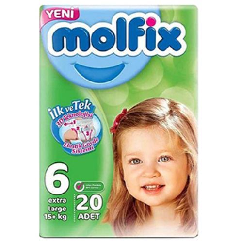 Molfix Jumbo Packet No 6 20 pc