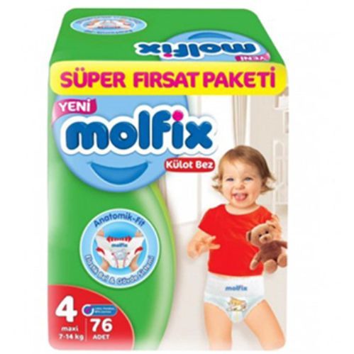 Molfix Pants Super Packet No 4 76 pc