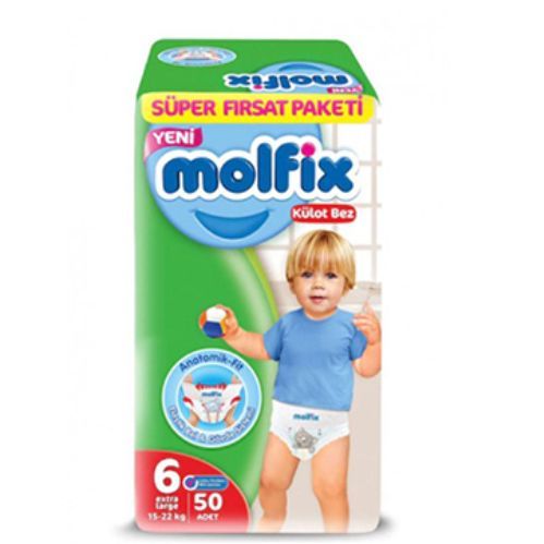 Molfix Pants Super Packet No 6 50 pc