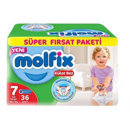 Molfix Pants Super Packet No 7 36 pc